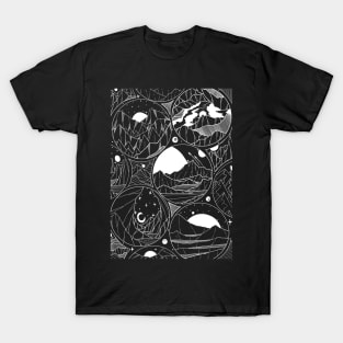 The mountains in circles T-Shirt